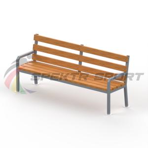 Купить Уличная скамейка со спинкой Дача в Межгорье 