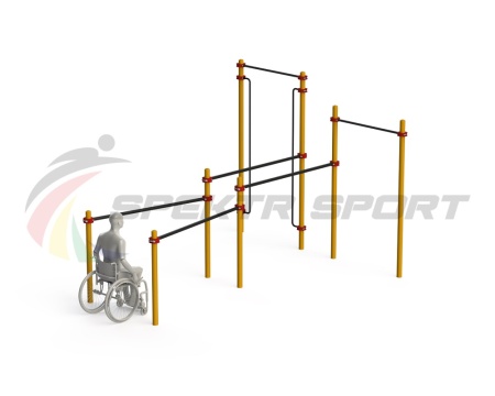 Купить Спортивный комплекс для инвалидов-колясочников WRK-D19_76mm в Межгорье 