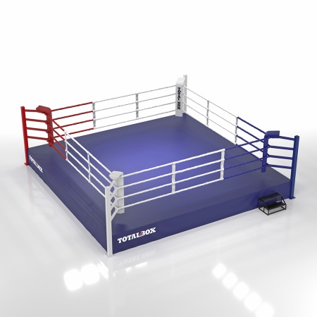 Купить Ринг боксерский Totalbox на помосте 0,5 м, 5х5м, 4х4м в Межгорье 