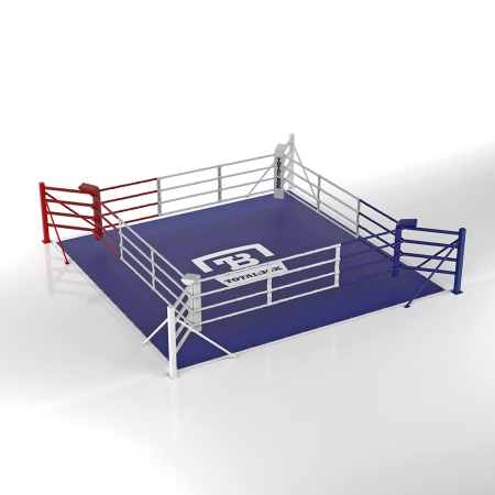 Купить Ринг боксерский напольный Totalbox на упорах 6х6м в Межгорье 