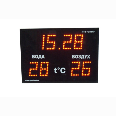 Купить Часы-термометр СТ1.16-2t для бассейна в Межгорье 