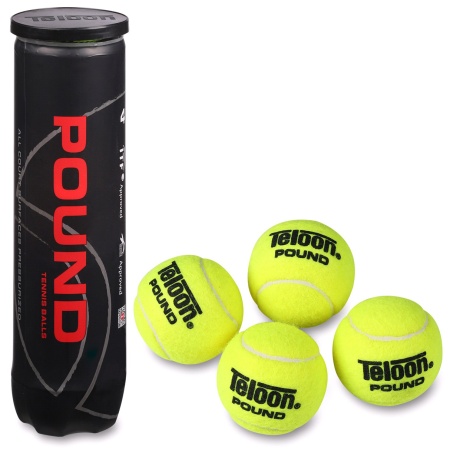 Купить Мяч для большого тенниса Teloon 828Т Р4  (4 шт) в Межгорье 