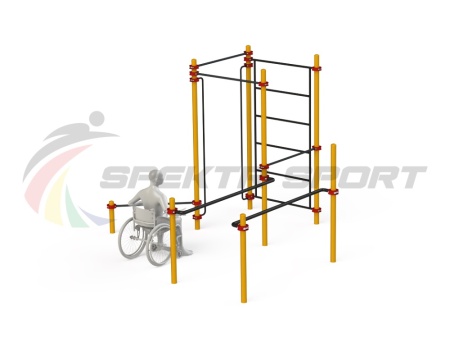 Купить Спортивный комплекс для инвалидов-колясочников WRK-D18_76mm в Межгорье 