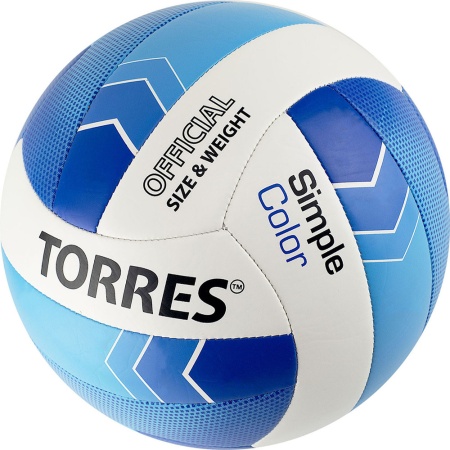 Купить Мяч волейбольный Torres Simple Color любительский р.5 в Межгорье 